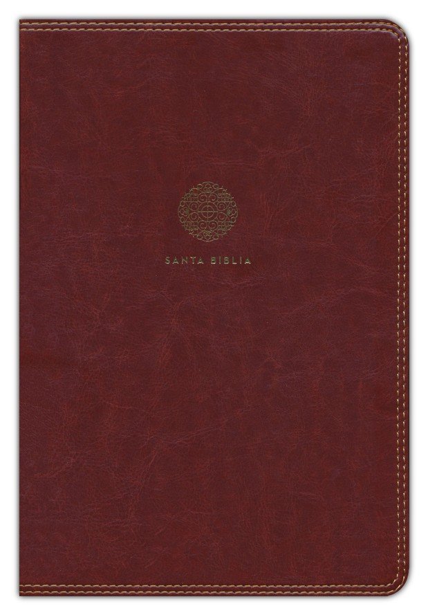 RVR60 Santa Biblia - Edición para Notas - Imitación Piel - Café - Imagen 3