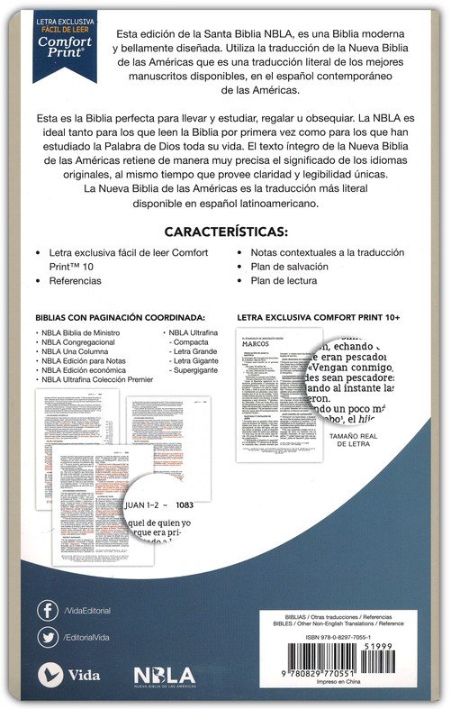 NBLA Santa Biblia, Letra Grande, Flexcover - La Puerta - Imagen 9