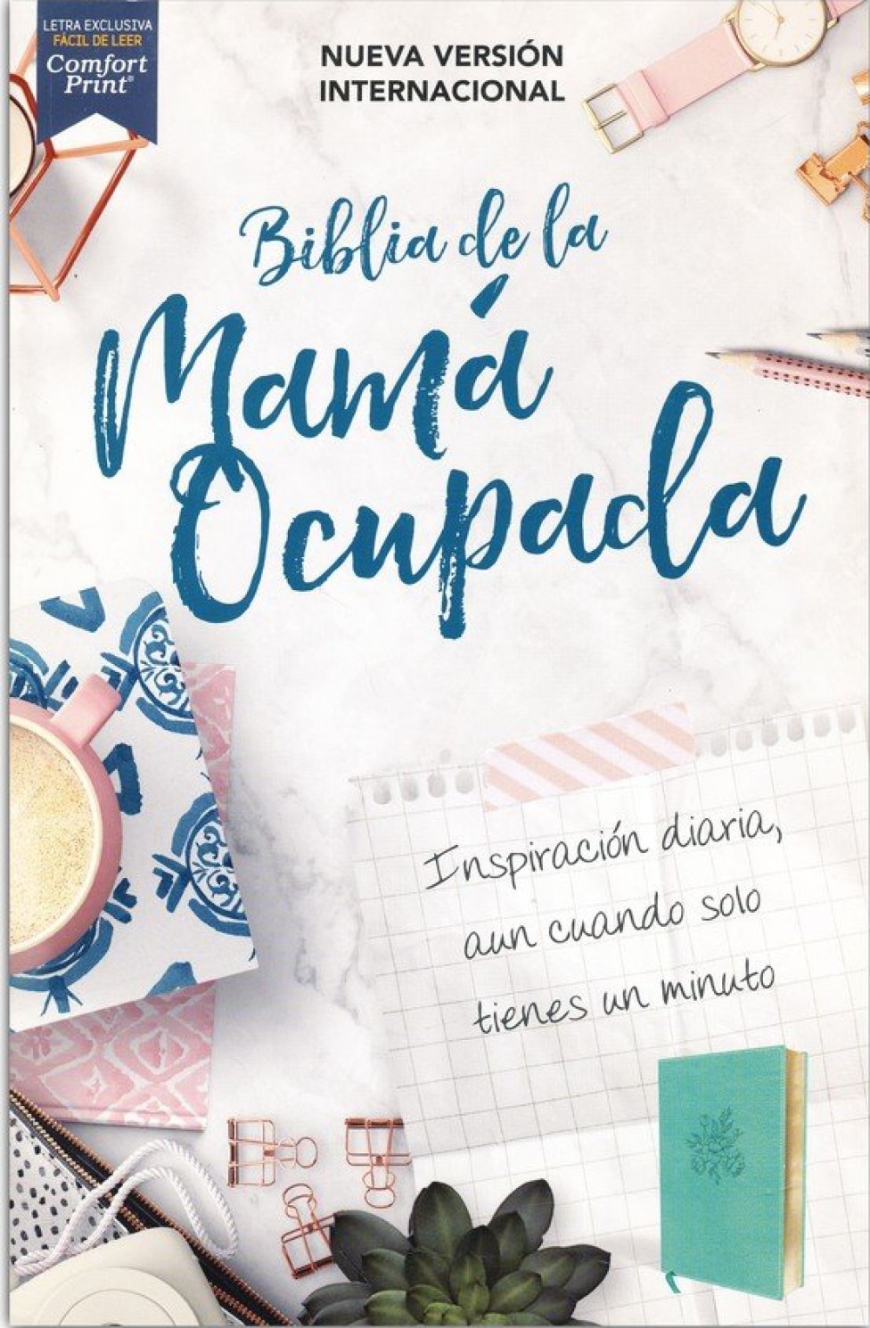 NVI Biblia de la Mamá Ocupada, Imitación Piel, Turquesa