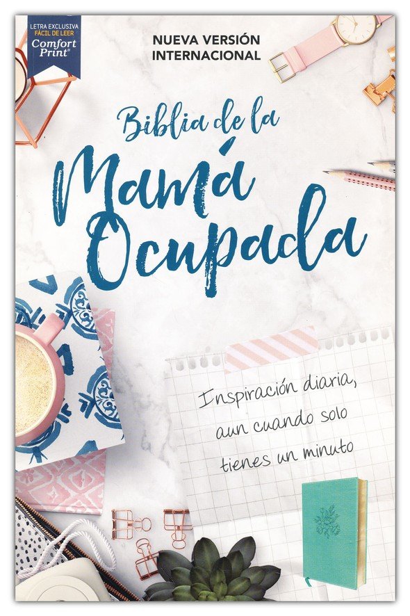 NVI Biblia de la Mamá Ocupada, Imitación Piel, Turquesa - Imagen 4