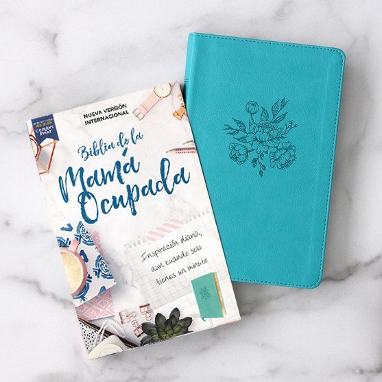 NVI Biblia de la Mamá Ocupada, Imitación Piel, Turquesa - Imagen 6