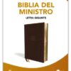 RVR60 Santa Biblia del Ministro, Letra Gigante  Imitación Piel Café - Imagen 2