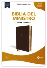 Alternative view of RVR60 Santa Biblia del Ministro, Letra Gigante  Imitación Piel Café