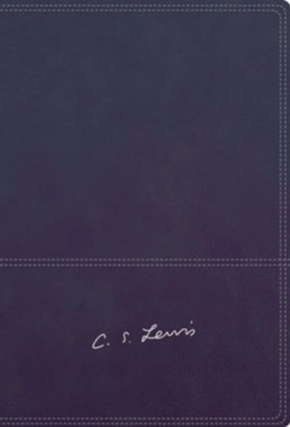 Reina Valera Revisada Biblia Reflexiones de C. S. Lewis, Imitación Piel , Azul Marino, con Índice, Interior a Dos Colores