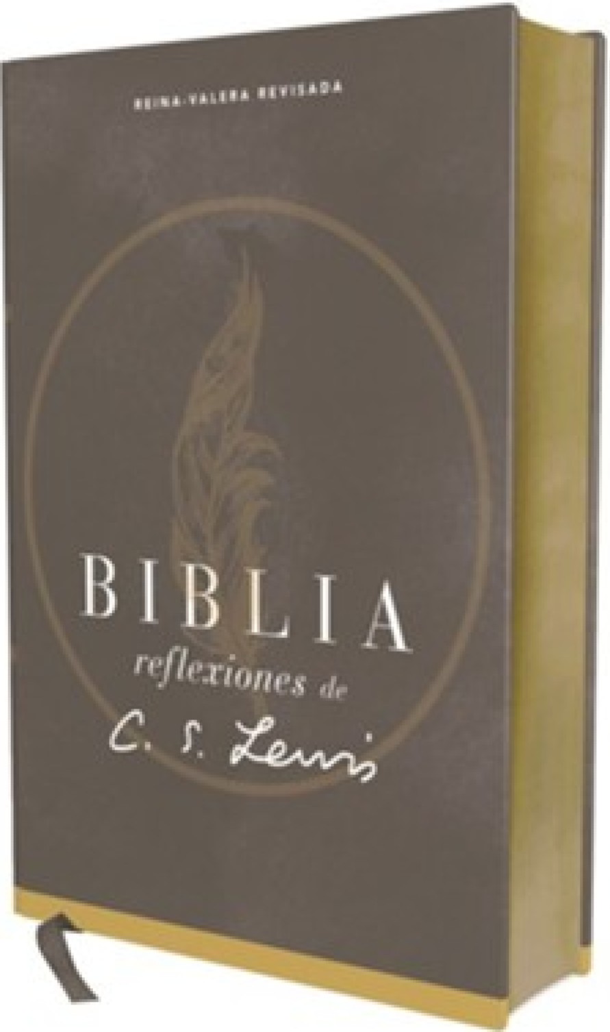 Reina Valera Revisada Biblia Reflexiones de C. S. Lewis, Tapa Dura, Interior a Dos Colores