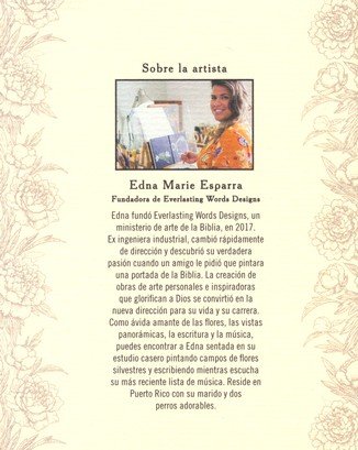 RVR60 Santa Biblia - Edición Artística, Tapa Dura - Tela - Floral - Canto con Diseño - Imagen 11