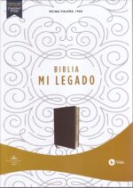NBLA Biblia Mi Legado, Imitación Piel, Gris, Una Columna, Interior a Dos Colores