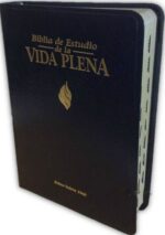 Biblia de Estudio de la Vida Plena RVR 1960, Imitación Piel, Negro con Index