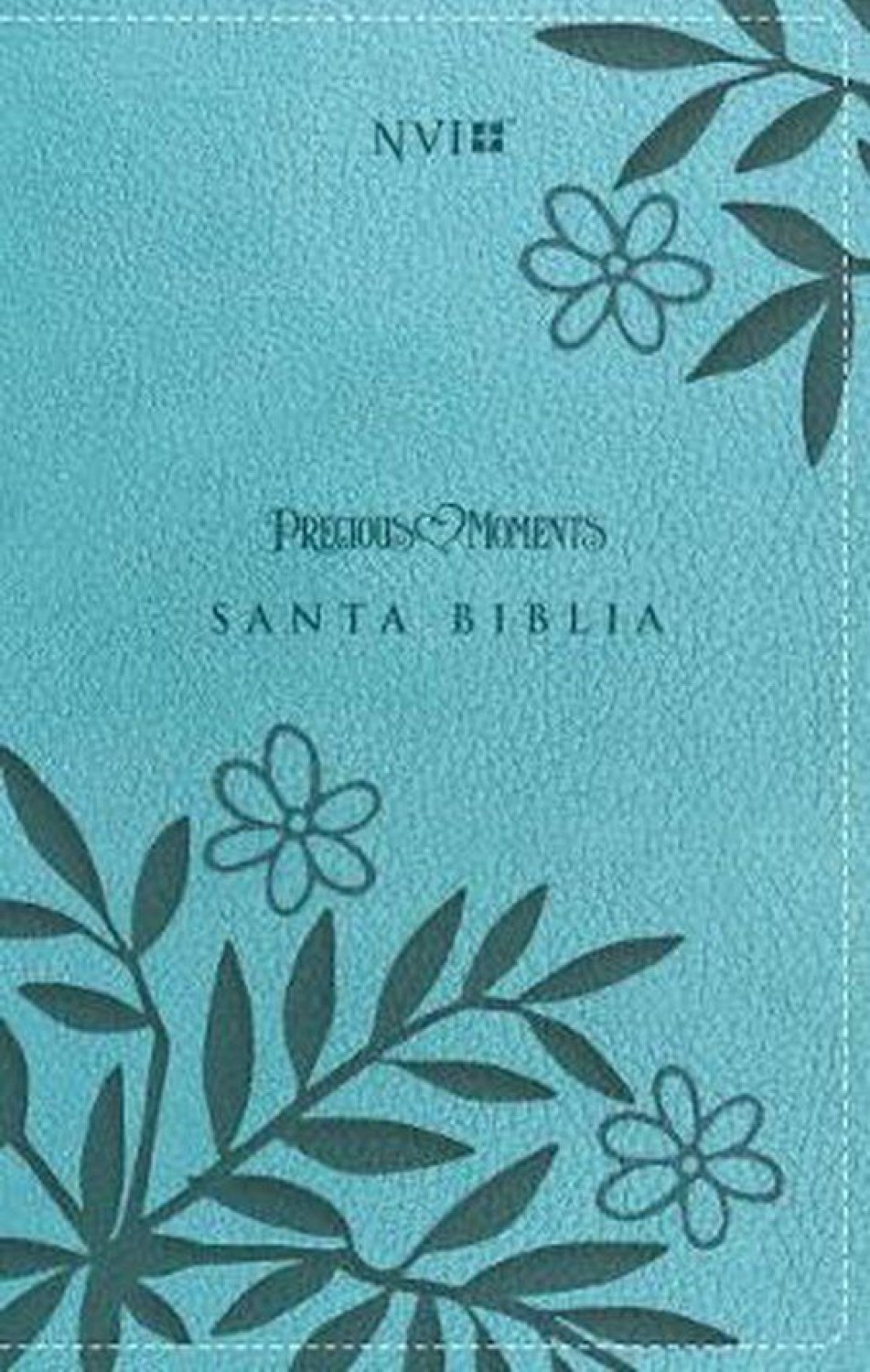 NVI Santa Biblia Precious Moments, Imitación Piel Aqua