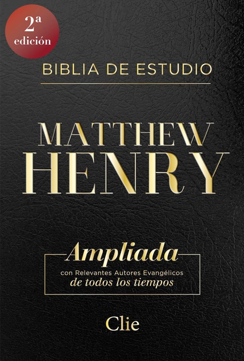 RVR Biblia de Estudio Matthew Henry - Imitación Piel - Negro
