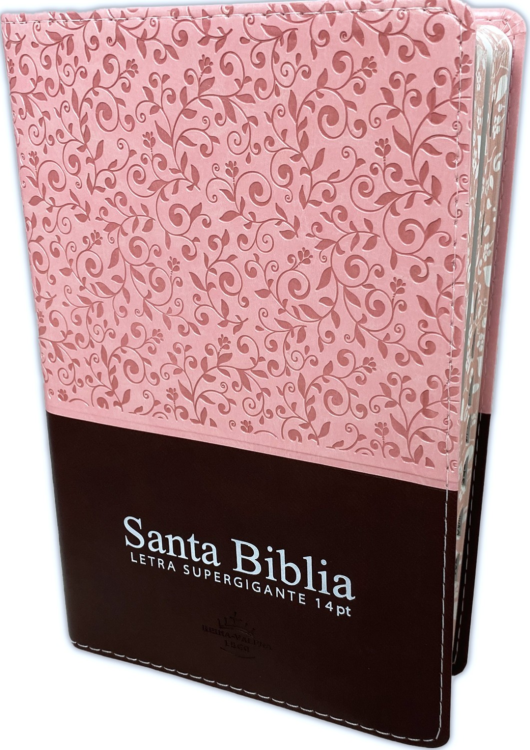 Biblia RV 1960 Manual Letra Super Gigante Duo Tono Imitación Piel e Index