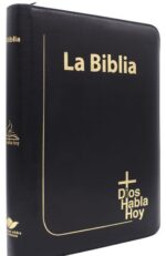 Biblia Dios Habla Hoy Imitación Piel Negro con Cierre