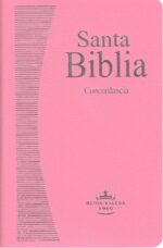 Biblia Ultrafina RVR1960, Imitación Piel, Rosa con Concordancia