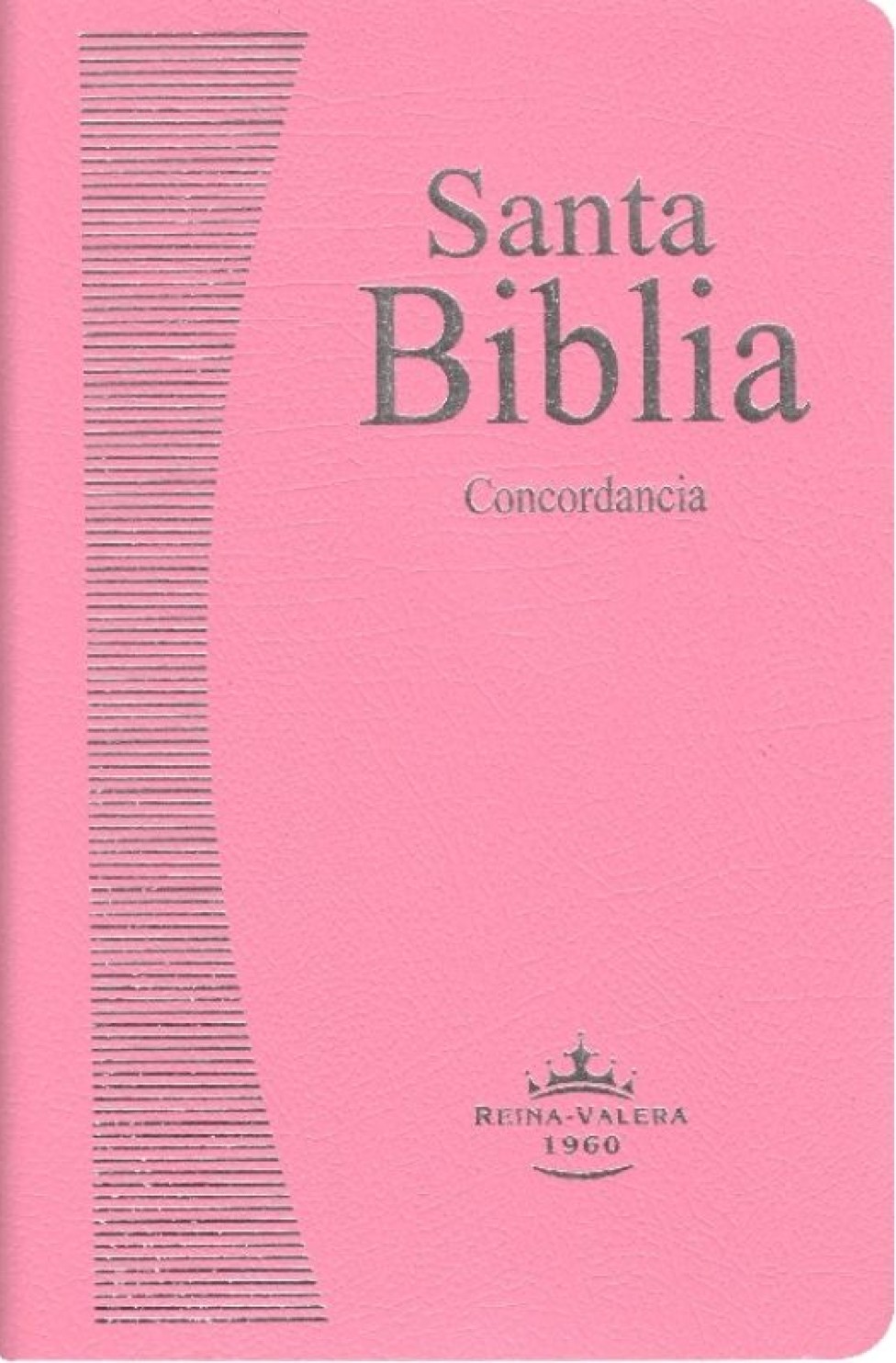Biblia Ultrafina RVR1960, Imitación Piel, Rosa con Concordancia