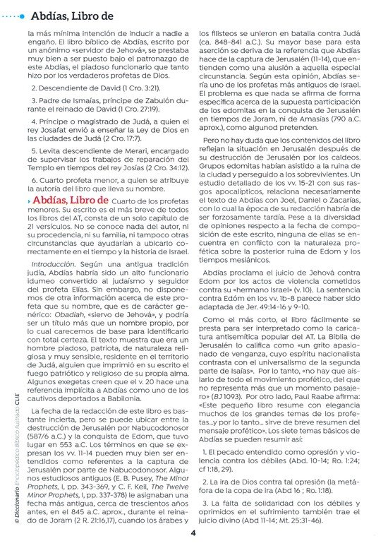 Diccionario Enciclopédico Bíblico Ilustrado Clie - Tapa Dura - Alfonso Ropero - Imagen 9