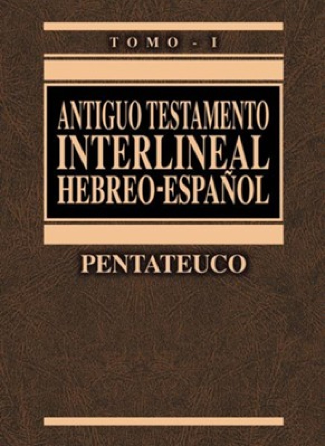 Antiguo Testamento Interlineal Hebreo-Español Vol. 1: Pentateuco Tapa Dura - Ricardo Cerni