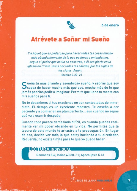 Jesús Te Llama: Devocionales Para Niños - Tapa dura Sarah Young - Imagen 8