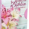 Biblia Quinceañera RVR60,  Imitación Piel Rosa Noble, Cierre, Indice, Concordancia y Fuente de Bendiciones