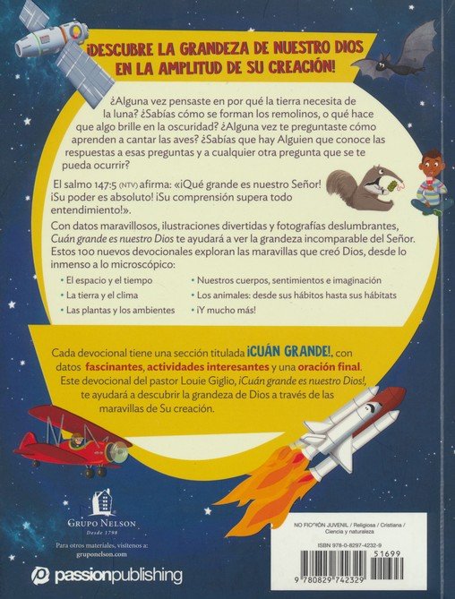 ¡Cuán Grande es Nuestro Dios!: 100 Devocionales para Niños - Tapa Blanda - Louie Giglio - Imagen 11