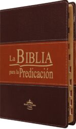 La Biblia para la Predicación RVR60 - Letra Grande, Imitación Piel Duo Tone, Indice, Canto Dorado