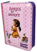 Biblia Amigos Por Siempre  Rosa con Cierre RVR1960
