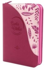 Biblia Compacta Rosa Hojitas  Cierre  RVR 1960