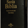 Biblia Reina Valera 1960, Compacta Pequeña Imi Piel Acolchada Negro, Cierre, Canto Dorado, Indice