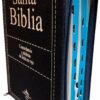 Biblia Reina Valera 1960 Letra Gigante De 14 puntos Con Cierre Tela Jean e Indice