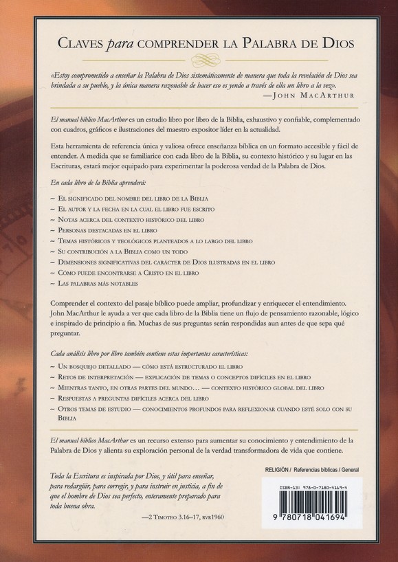 El Manual Bíblico MacArthur - Tapa Dura - John F. MacArthur - Imagen 13