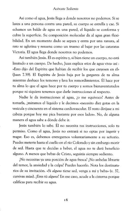 Acércate Sediento - Tapa Blanda - Max Lucado - Imagen 8