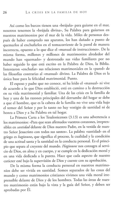 La Crisis en la Familia de Hoy - Tapa Blanda - Josué Yrion - Imagen 12
