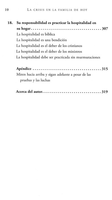 La Crisis en la Familia de Hoy - Tapa Blanda - Josué Yrion - Imagen 10