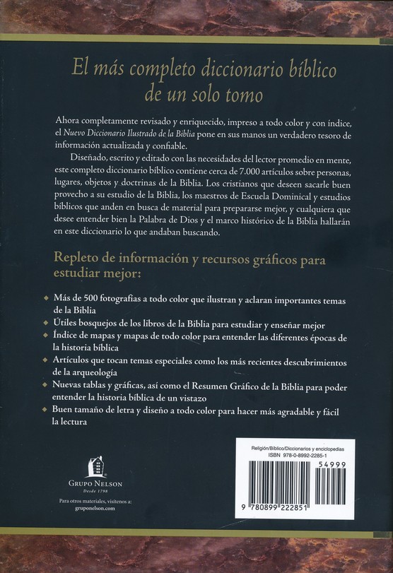 Nuevo Diccionario Ilustrado De La Biblia - Tapa Dura - Wilton Nelson - Imagen 9