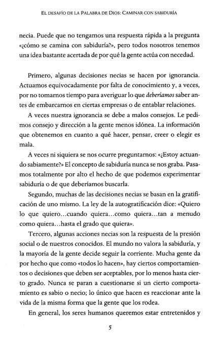 Caminando Sabiamente - Tapa Blanda - Charles F. Stanley - Imagen 6