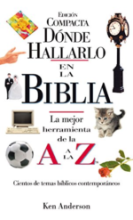 Donde Hallarlo en la Biblia  - Tapa Blanda - Ken Anderson