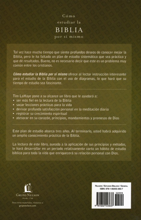 Cómo Estudiar la Biblia por sí Mismo - Tapa Blanda - Tim LaHaye - Imagen 8