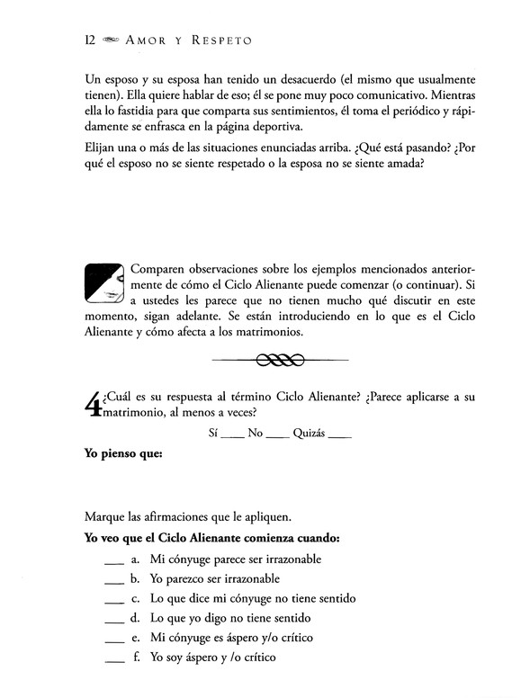 Amor y Respeto: Cuaderno de Ejercicios - Tapa Blanda - Emerson Eggerichs - Imagen 8
