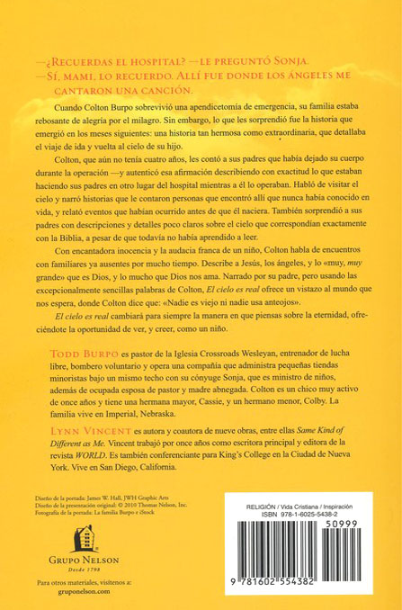 El Cielo es Real - Tapa Blanda - Todd Burpo - Imagen 9