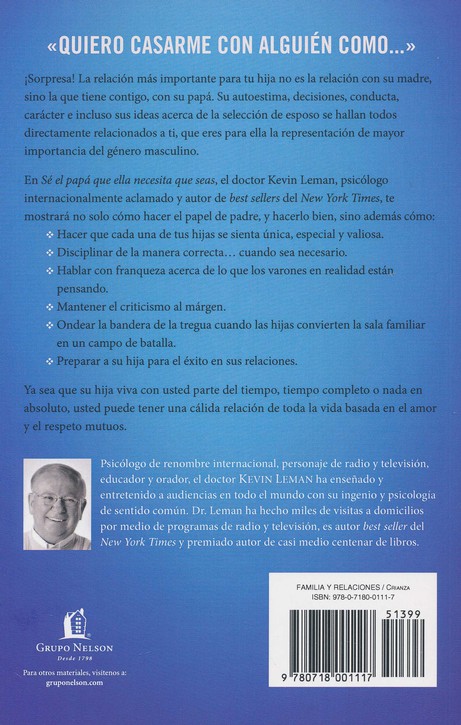 Sé el Papá que Ella Necesita que Seas - Tapa Blanda - Kevin Leman - Imagen 12