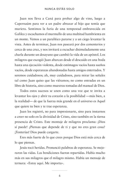Nunca Estás Solo - Tapa Blanda - Max Lucado - Imagen 7