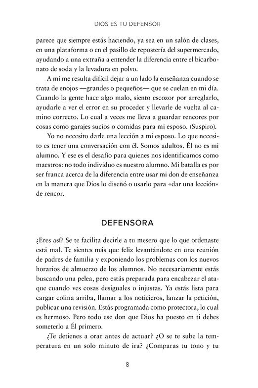 Dios es tu Defensor - Tapa Blanda - Rosie Rivera - Imagen 2