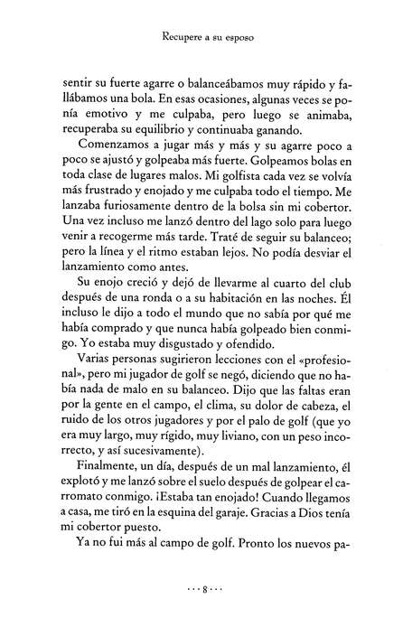 Recupere A Su Esposo Antes Que Lo Pierda - Tapa Blanda - Gary Smalley - Imagen 6
