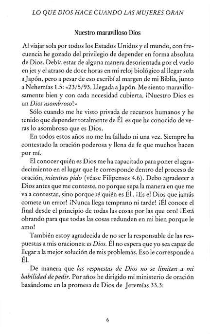 Lo Que Dios Hace Cuando Las Mujeres Oran - Tapa Blanda - Evelyn Christenson - Imagen 8
