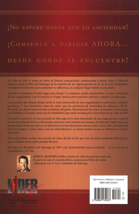 Líder de 360° - Tapa Blanda - John C. Maxwell - Imagen 11
