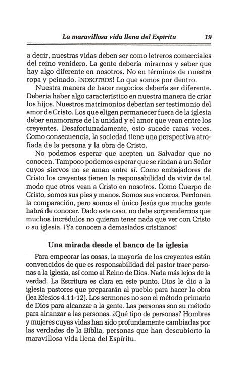 La Maravillosa Vida Llena del Espíritu -Tapa Blanda - Charles F. Stanley - Imagen 7