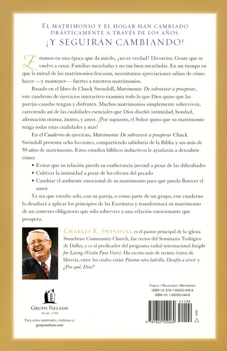 Matrimonio: De sobrevivir a prosperar: Cuaderno - Tapa Blanda - Charles R. Swindoll - Imagen 12