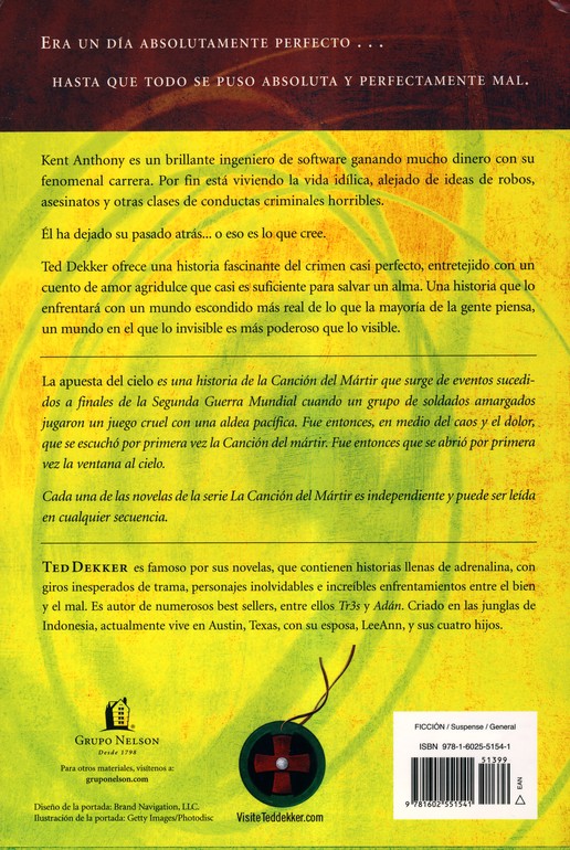 La Apuesta del Cielo - Tapa Blanda - Ted Dekker - Imagen 9