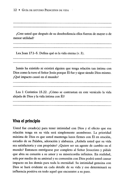 Guía de Estudio Principios de Vida - Tapa Blanda - Charles F. Stanley - Imagen 9