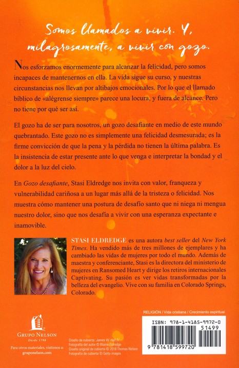 Gozo Desafiante - Tapa Blanda - Stasi Eldredge - Imagen 10