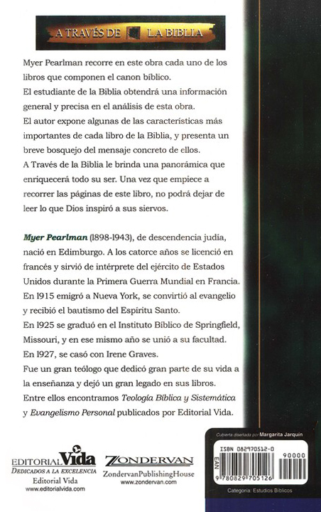 A Través de la Biblia: Libro por Libro - Tapa Blanda - Myer Pearlman - Imagen 10